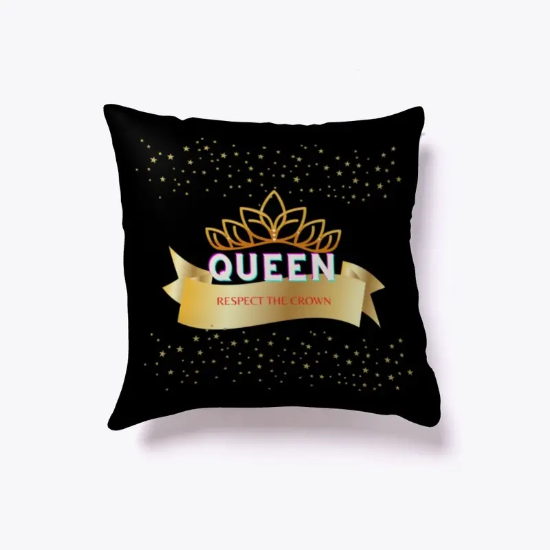 Queen Throw Pillow